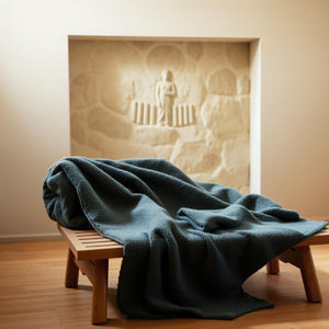 Lando Infrared Sauna Blanket on a bench